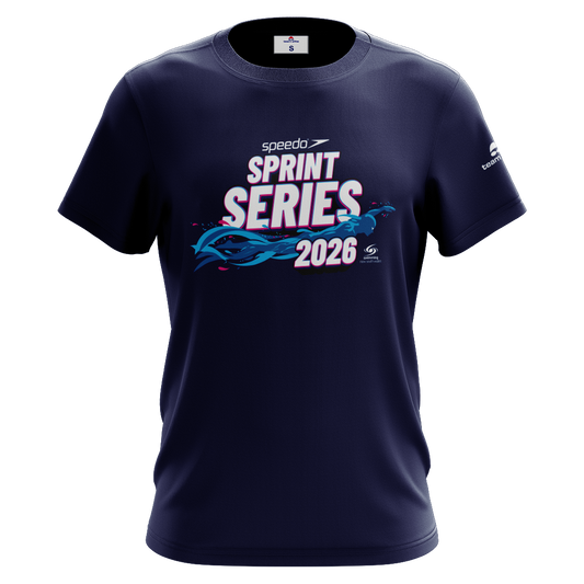 2026 SNSW Speedo Sprint Series Names T-Shirt - Navy