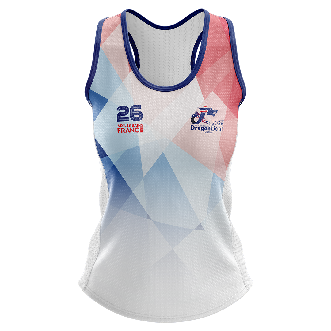 2026 FRANCE IBCPC Maillot sans manches [Racerback Singlet] - Classique